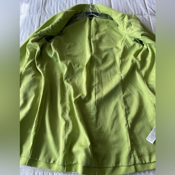 F21 Green Single-breasted Blazer M - Picture 7 of 14